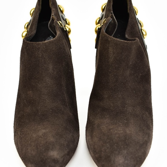 gucci gold boots